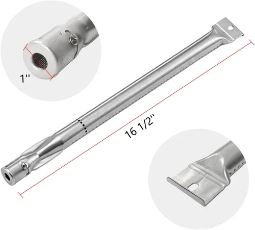 Miniatura 3 de Piezas de repuesto para parrilla de gas Kitchenaid de 2 quemadores 720-0819, 720-0819GH, 730-0819G, 2 placas de protección térmica + 2 tubos