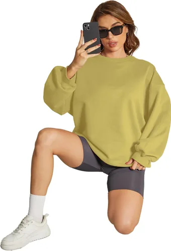 Miniatura 3 de Cloud Oversized Sweatshirt For Women Crewneck Pullover 2024 Fall Fashion Clothes Crew Neck Hoodies Sweaters