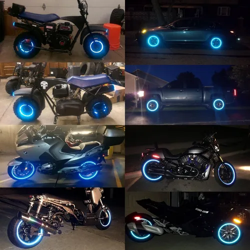 Miniatura 7 de Cinta reflectante azul de gran intensidad con derechos de autor de customTAYLOR33. Cinta de seguridad (Debes elegir el tamaño de la cinta), Azul