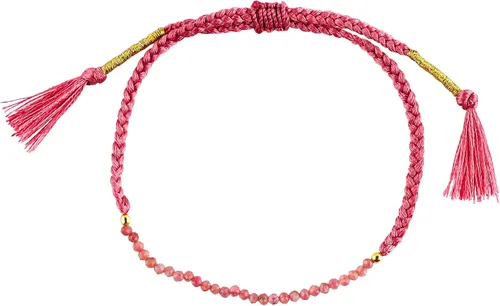 Miniatura 9 de Thecraftman - Pulsera trenzada de cuentas naturales, cristales energéticos, regalo para ella, pulsera de protección de hilo trenzado de mano