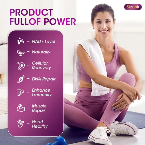 Miniatura 7 de Gomitas de Resveratrol NAD, Suplementos NAD para Mujeres con Colágeno Hidrolizado, Semilla de Uva y D-Biotina que Apoyan la Acción Antioxidante