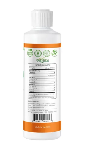 Miniatura 2 de Monk Fruit & Stevia - Gotas edulcorantes líquidas – Edulcorantes naturales y alternativas de azúcar – Mezcla deliciosa sin regusto amargo – Extracto