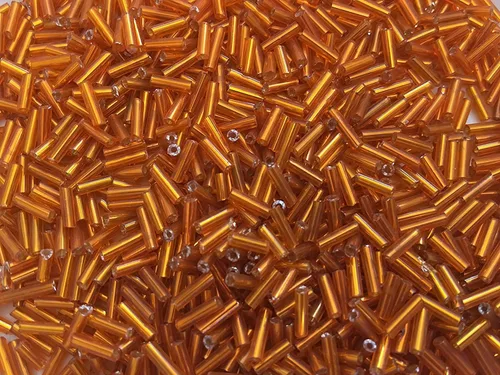 Miniatura 20 de Cuentas de corneta checa 40 gr / 1.4 oz Tubo de vidrio tamaño #3 0.276 in (mezcla surtida)