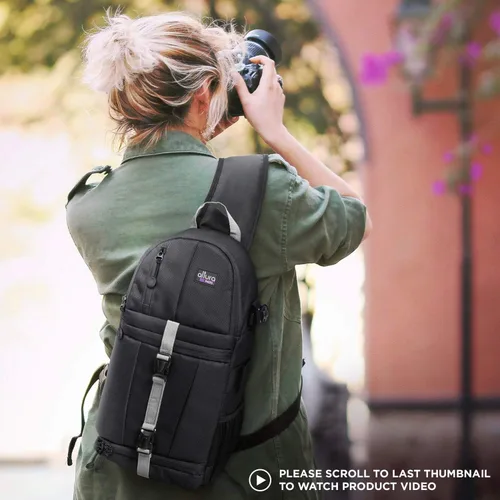 Miniatura 4 de Altura Photo Bolsa para cámara tipo bandolera - Mochila para cámaras Canon, Nikon, Sony y GoPro DSLR y sin espejo - Mochilas cruzadas para fotógrafos
