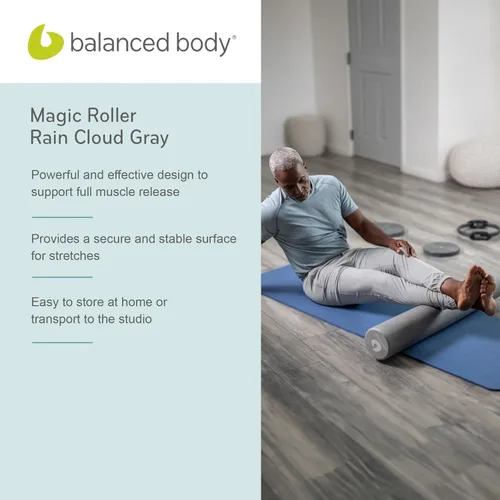 Miniatura 6 de Balanced Body Rodillo mágico, rodillo de liberación muscular, rodillo muscular para entrenamiento post-pilates o terapia física, herramienta de Nube