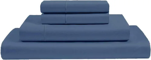 Miniatura 15 de 100% algodón Giza Egyptian Dreams [4 piezas] juego de sábanas de bolsillo extra profundo de 22 pulgadas, sábanas y fundas de almohada, fibra larga