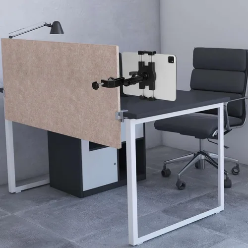Miniatura 8 de Soporte para tablet debajo del gabinete, soporte para tableta de cocina, soporte para iPad para escritorio/mesa/tabla/silla, compatible