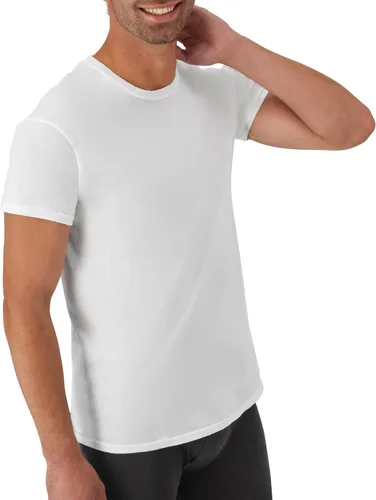 Miniatura 5 de Hanes Paquetes de camisetas interiores para hombre, camisetas interiores de algodón suave Stay-Tucked, las mejores camisetas interiores