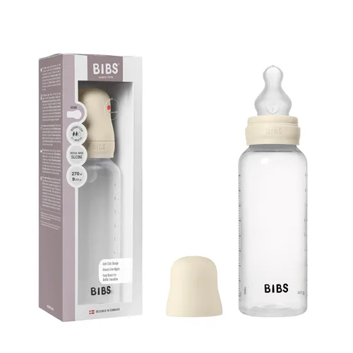 Miniatura 20 de BIBS Biberón para bebé 5 oz / 150 ml de goma natural de látex con pezón - Anti-cólico, libre de BPA, pezón redondo, flujo lento, ligero y fácil