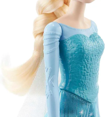 Miniatura 4 de Mattel Muñecas Disney Princess, Muñeca posable de Elsa de moda con ropa y accesorios característicos, juguetes de la película Frozen de Disney