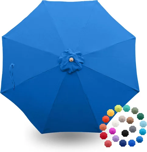 Miniatura 17 de Formosa Covers - Toldo de repuesto para sombrilla de patio de 9 pies - Lona superior de 8 varillas - Tela de paraguas con protección UV 300D