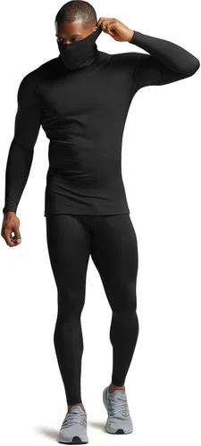 Miniatura 9 de ATHLIO 2 or 3 Pack Men's Thermal Long Sleeve Compression Shirts, TurtleMock Winter Sports Base Layer, Active Running Shirt
