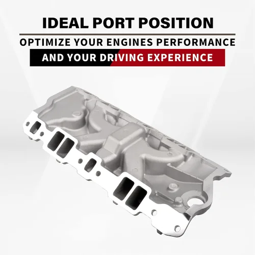 Miniatura 6 de Colector de admisión de aluminio de doble plano compatible con Chevy SBC 305 350 383