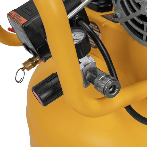 Miniatura 8 de DEWALT Compresor de aire vertical de 30 galones, 2 HP, de una sola etapa, transmisión por correa con lubricación de aceite, 175 PSI máximo