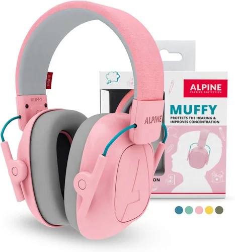 Miniatura 7 de Alpine Muffy Kids - Protección auditiva - Certificado CE y ANSI - Ajustable para edades de 3 a 16 años - Auriculares con cancelación de ruido - Rosa