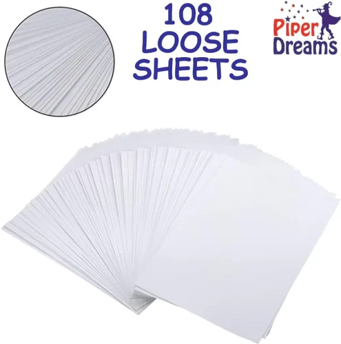 Miniatura 2 de 108 hojas de tamaño jumbo (11 x 16 pulgadas) de papel de arte para niños. Ideal como papel de acuarela, pintura de dedos, dibujo y garabatos, papel