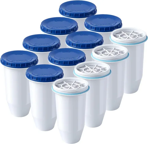 Filtro de agua de repuesto 0 TDS para jarra y dispensador Zero | Filtración mejorada de 6 etapas | Elimina el 99.9% del plomo, cromo, PFOA/PFOS |