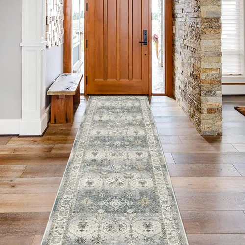 Miniatura 33 de Alfombra de pasillo lavable de 2 x 3 pies - Alfombra antideslizante resistente a las manchas, alfombras y tapetes de cocina duraderos