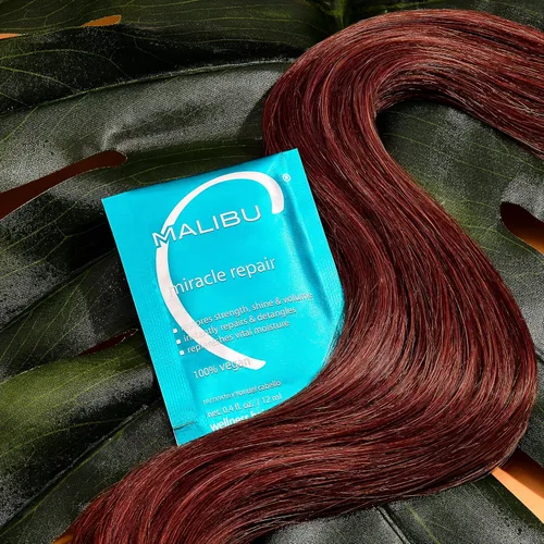 Miniatura 7 de Malibu C Miracle Repair Treatment - Proteína nutritiva y vitamina B5 para hebras de cabello débiles y dañadas