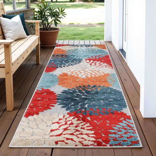 Miniatura 10 de SUPERIOR - Alfombra de interior y exterior, perfecta para patio, dormitorio, cocina, sala de estar, entrada, cuarto de juegos, guardería, cubierta