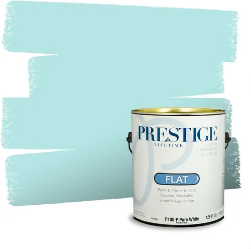 Miniatura 1610 de Pintura Exterior + imprimación PRESTIGE, todo-en-uno, 1 galón, acabado mate, color comparable al Valspar* Royal Gray* VS151-Gris real