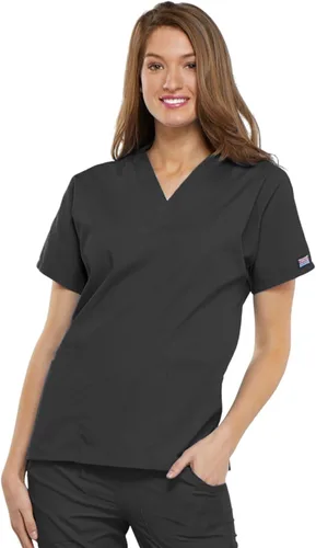 Miniatura 4 de Cherokee - Camiseta quirúrgica con cuello en V para mujer