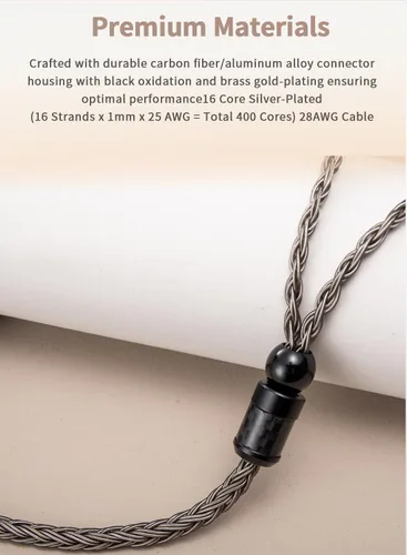 Miniatura 6 de Cable equilibrado de 0.173 in compatible con auriculares Focal Clear MG, Stellia, Celestee, Elear, Elegia, Elex, Radiance para cable focal
