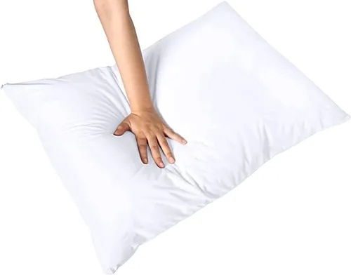 Miniatura 5 de Protector de almohada de alta calidad, protector de almohada tamaño King, fundas de almohada blancas, funda de almohada de plumas y mezcla