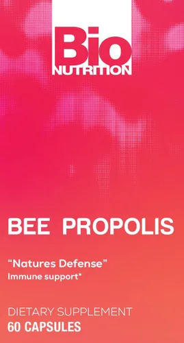 Miniatura 5 de Bio Nutrition Bee Propolis, cápsulas de suplemento de apoyo inmunológico de defensa natural, 1000 mg, 60