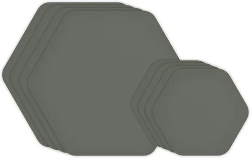Miniatura 27 de GEAR AID Tenacious Tape Hex – Parches de reparación de 6.35 cm y 3.81 cm (4 parches: dos de 6.35 cm y dos de 3.81 cm, negro) – Adhesivo de pelar