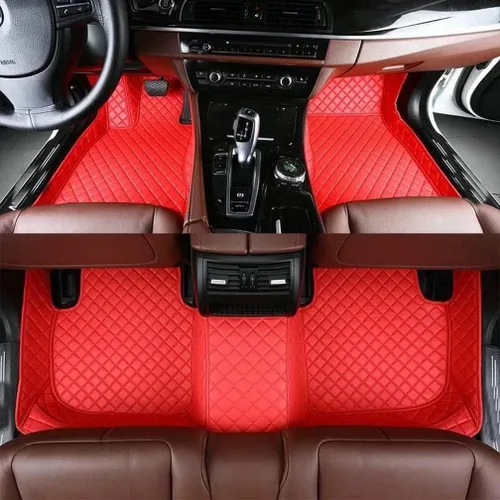Miniatura 15 de Nuevas alfombrillas de coche personalizadas para Sedán, SUV, camioneta, alfombrillas de cuero para todo tipo de clima, Negro Alfombras para Carro