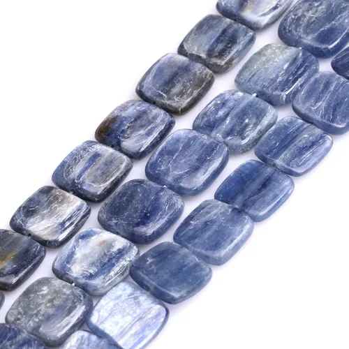 Miniatura 7 de GEM-insid - Cuentas sueltas de cianita azul, cuentas de energía natural para hacer joyas, 0.27 x 0.315 pulgadas, ovaladas de 15 pulgadas