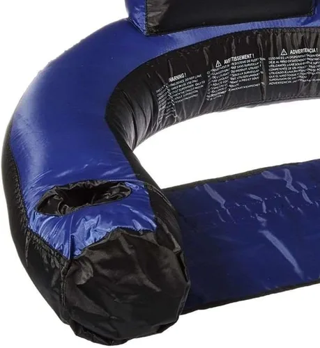 Miniatura 3 de Swimline Flotador inflable de nailon para piscina con asiento en U (paquete de 3)