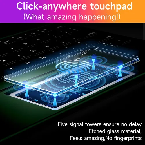 Miniatura 5 de HOU Funda de teclado para iPad Air de 11 pulgadas 2025 (M3)/2024 (M2) y iPad Pro de 11 pulgadas (4ª/3ª/2ª/1ª) generación 2022, funda para iPad Air