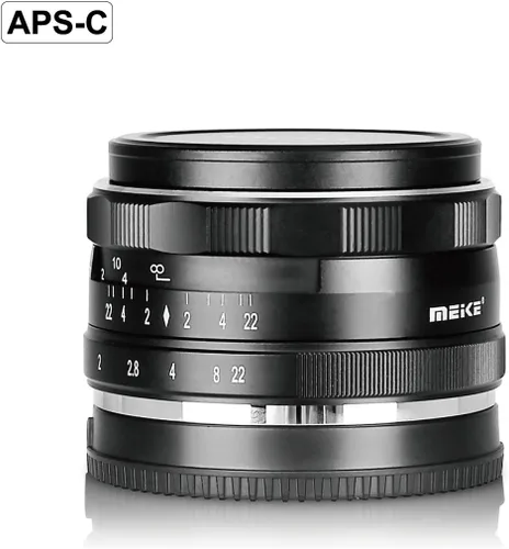 Miniatura 2 de Meike Lente APSC de enfoque manual de gran apertura de 1.378 in f1.7 compatible con cámara sin espejo Fujifilm X Mount X-T3 X-H1 X-Pro2 X-E3 X-T1