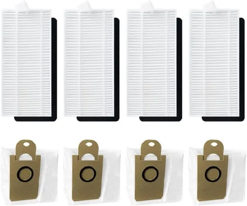 Miniatura 11 de Repuesto de cepillo lateral principal, filtro Hepa, bolsa de polvo, fregona compatible con HONITURE Q6 SE robot aspirador piezas de repuesto