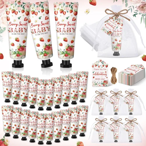 Miniatura 11 de 48 juegos/144 piezas de crema de manos para baby shower, regalos de fiesta para invitados, regalos de novia, boda, agradecimiento, mini juego