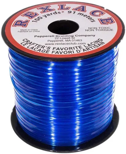 Miniatura 13 de Craft County Rexlace Plastic Craft Lace - Encaje para manualidades, 3/32 pulgadas (verde manzana)