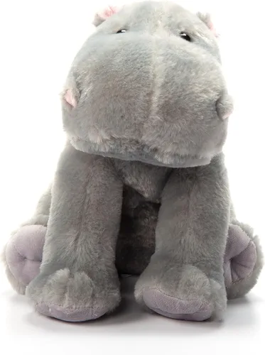 Miniatura 2 de Juguete de peluche de hipopótamo The Petting Zoo, regalos para niños, animales salvajes del zoológico, juguete de peluche de hipopótamo 12 pulgadas