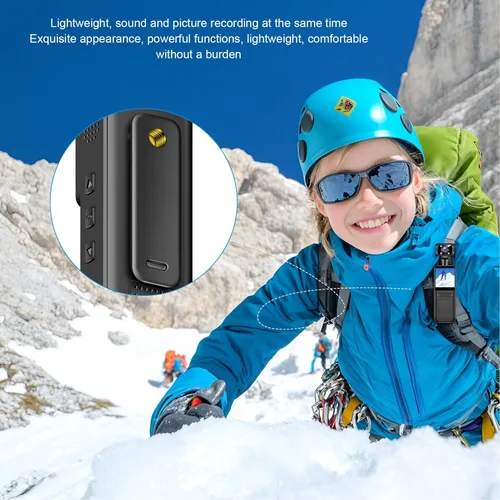 Miniatura 4 de Tangxi Cámara de acción WiFi 4K, cámaras de vlogging de 40 MP con pantalla HD de 1.3 pulgadas, lente giratoria de 180°, ultra ancha de 135°, control