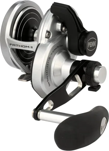 Miniatura 9 de Penn Carretes de pesca convencionales Fathom II con palanca de arrastre de 2 velocidades