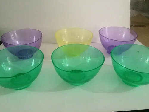Miniatura 3 de Super Dental 6PCS Laboratorio Flexible Alginato Caucho Mezcla Color Tazón Tamaño Pequeño/Mediano/Grande