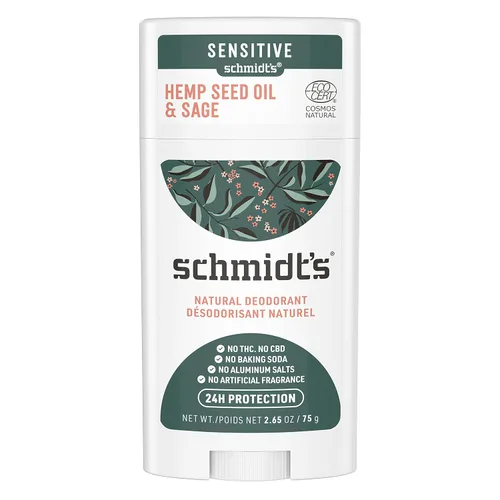 Miniatura 10 de Schmidt's Desodorante vegano sin aluminio rosa y vainilla con protección contra olores las 24 horas para mujeres y hombres, ingredientes naturales