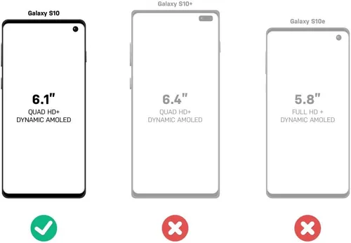 Miniatura 2 de OtterBox Defender Series - Carcasa sin pantalla para Galaxy S10, color negro
