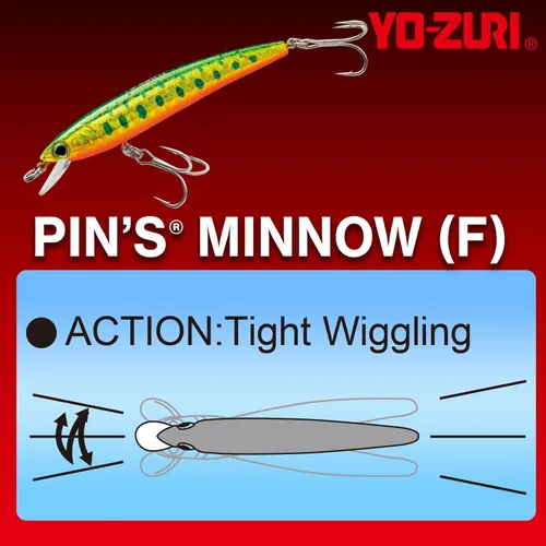 Miniatura 3 de Duel Yo Zuri F 1162 Pins Minnow Floating Diver Lure 162 Plateado/Negro