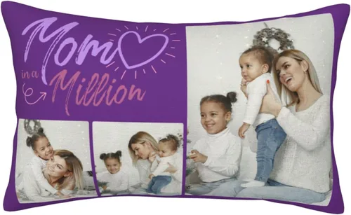 Miniatura 10 de Funda de almohada personalizada para el día de la madre, funda de almohada personalizada con collage de fotos, funda de almohada para el día