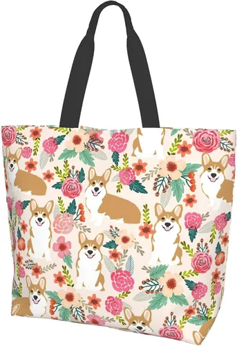Miniatura 10 de Bolsa de compras grande reutilizable con mango fuerte respetuoso del medio ambiente