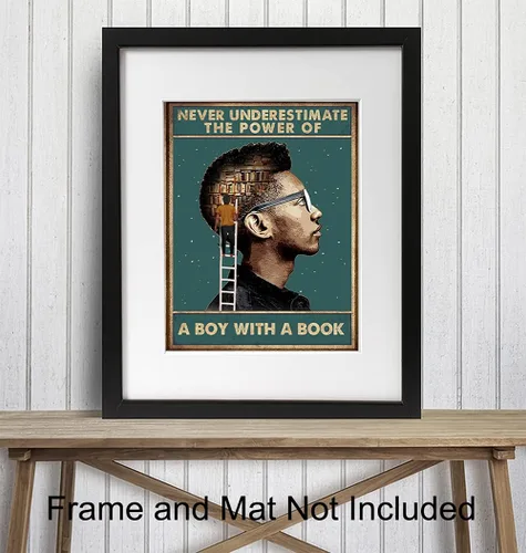 Miniatura 3 de Arte de pared negro afroamericano – Decoración motivacional inspiradora para el aula – Póster de cultura negra – Hombre afroamericano, hombres