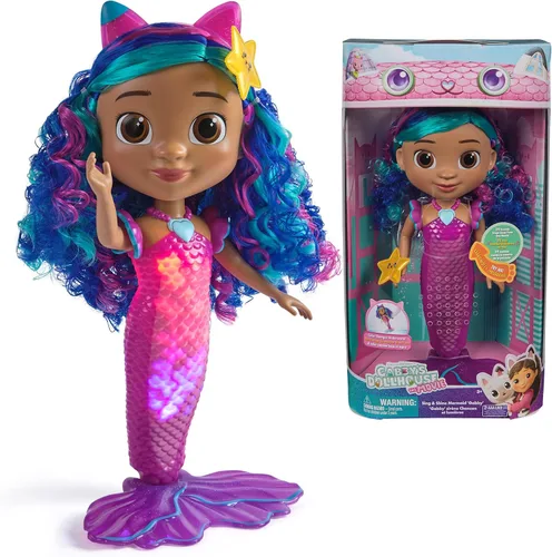 Muñeca de sirena de Gabby's Dollhouse Movie con diseño de sirena, multicolor, 6074338