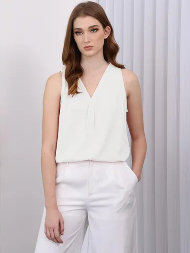 Miniatura 6 de Milumia Camiseta sin mangas con cuello en V para mujer